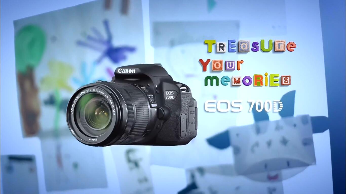 佳能Canon EOS 700D 數(shù)碼相機 廣告[HD] 