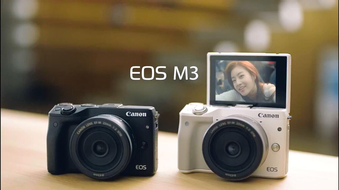 姜素拉佳能Canon EOS M3 相機 廣告