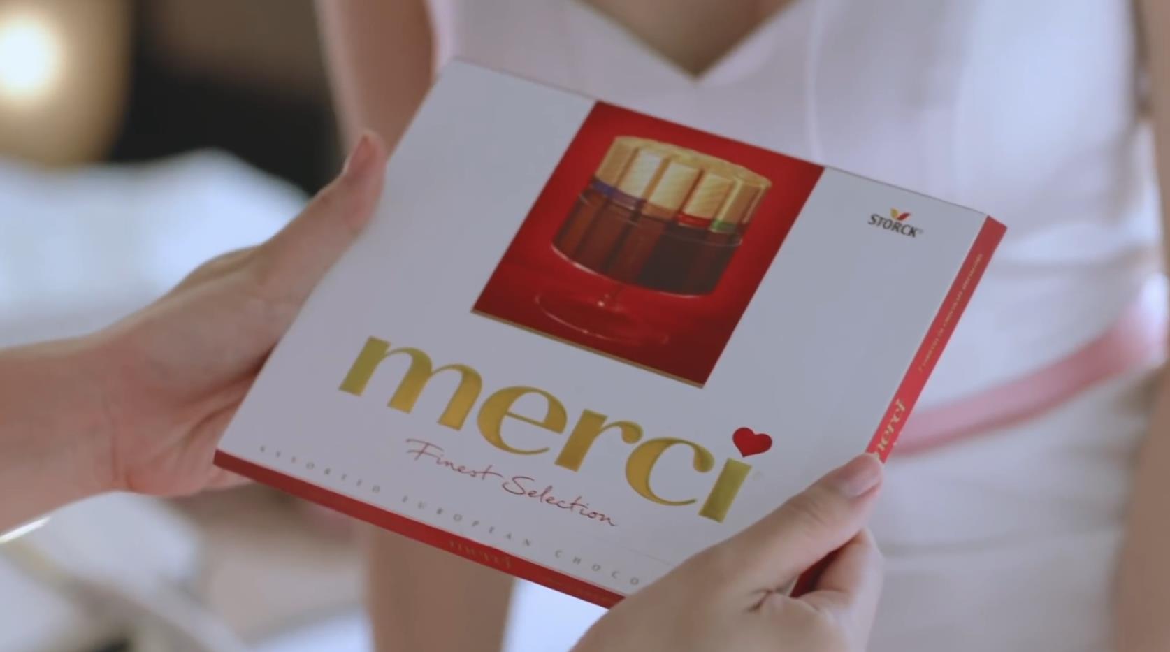 Merci 巧克力 廣告